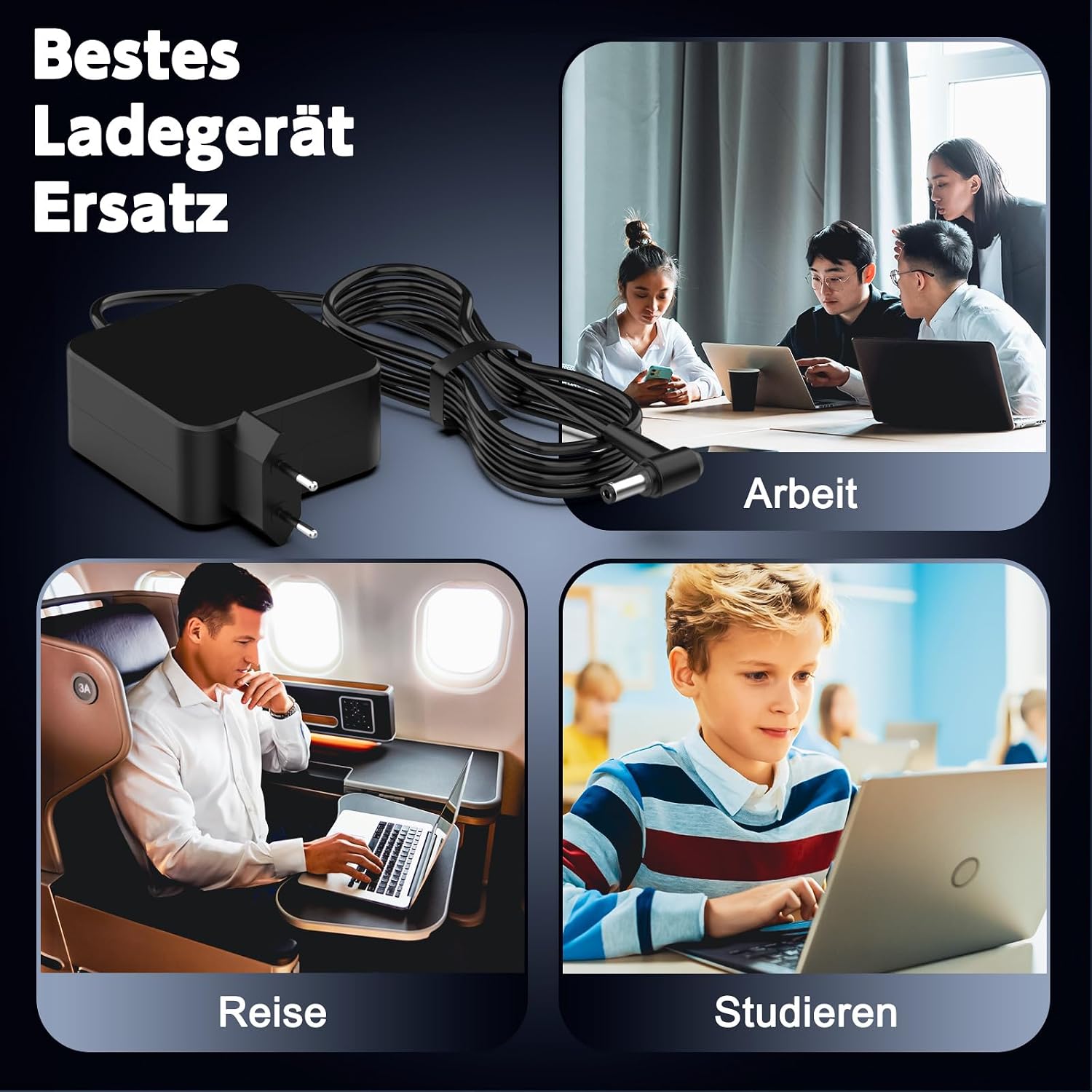 Thumbnail 6 de 65W ASUS Netzteil Ladegerät kompatibel mit X550 X551 X555 X751