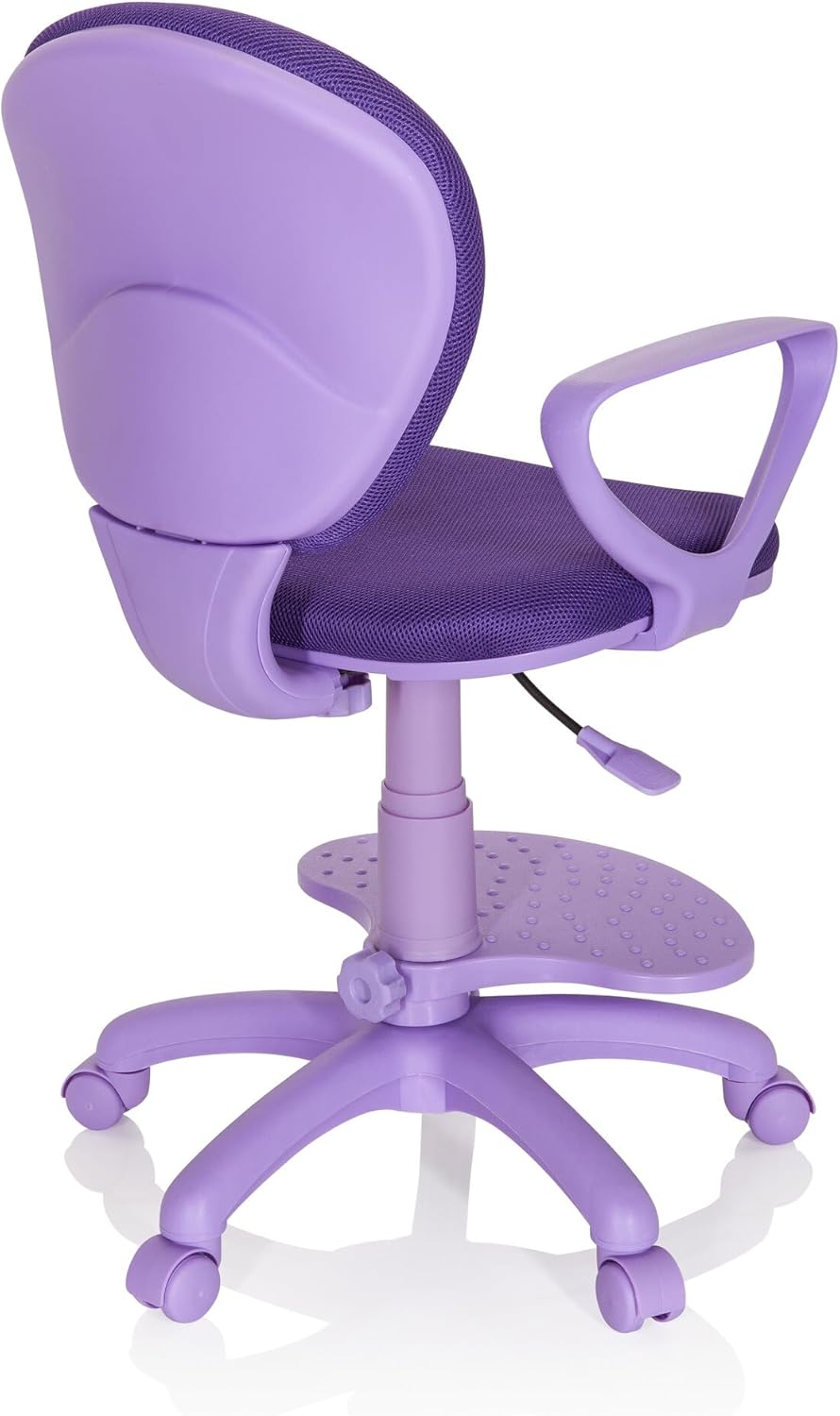 Thumbnail 4 de HJH Office 671009 sedia girevole per bambini KID COLOR: seduta regolabile, poggiapiedi e ruote sicure
