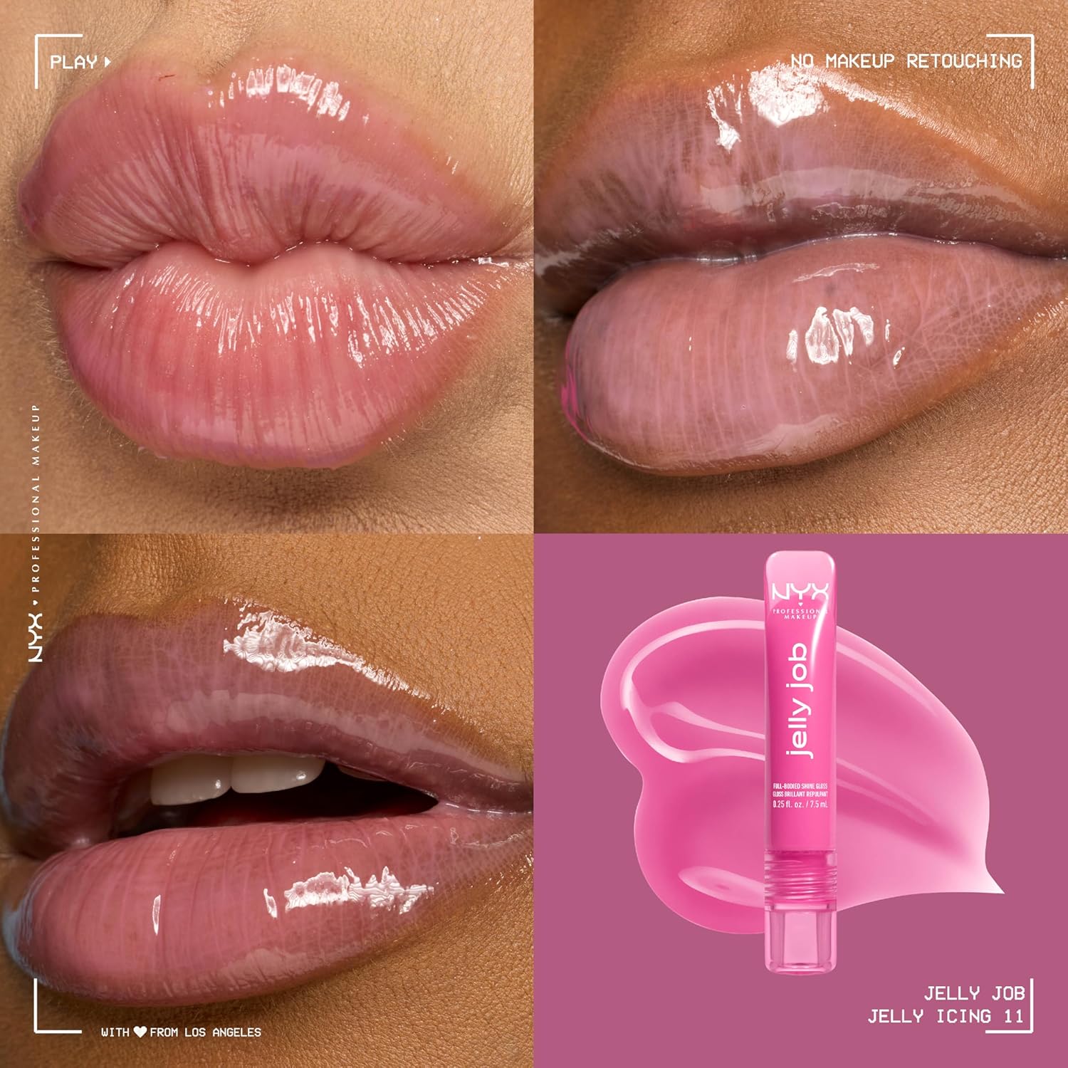 Thumbnail 1 de NYX Professional Makeup Jelly Job - Gloss haute brillance Jelly Icing 11