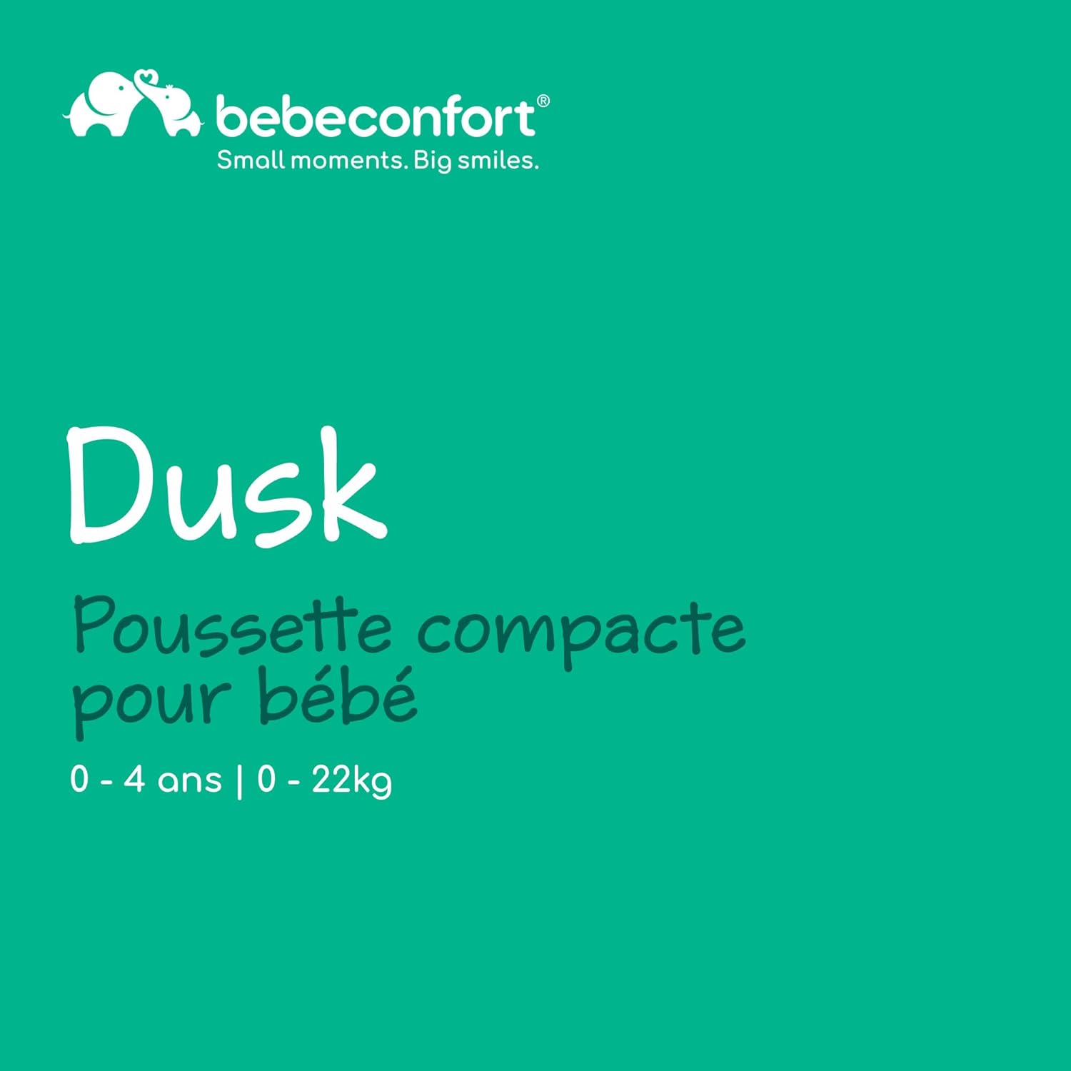 Detalle 2 de Bebeconfort Dusk : Poussette bébé 0–4 ans, voyage ultra-compacte et légère