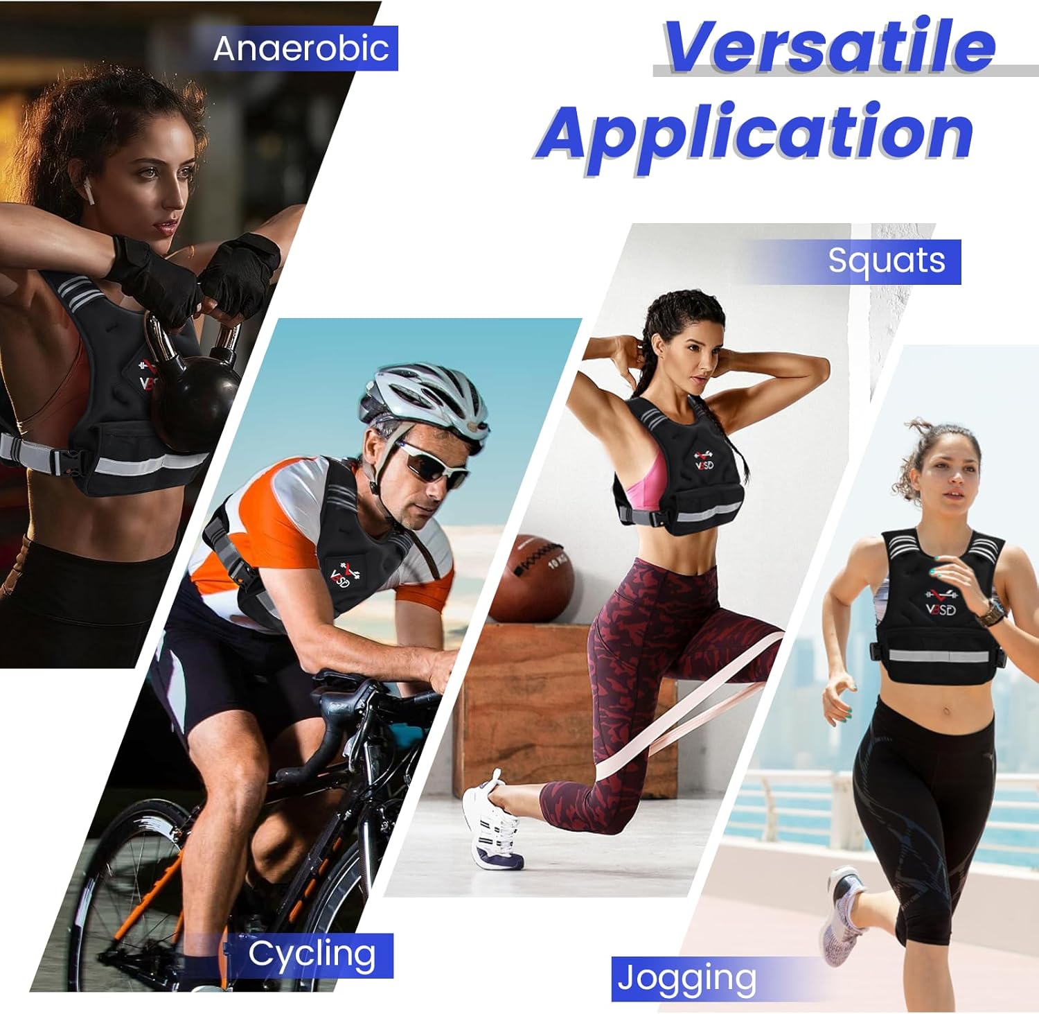 Thumbnail 4 de VBSD Adjustable Weighted Vest 6lb ⚖