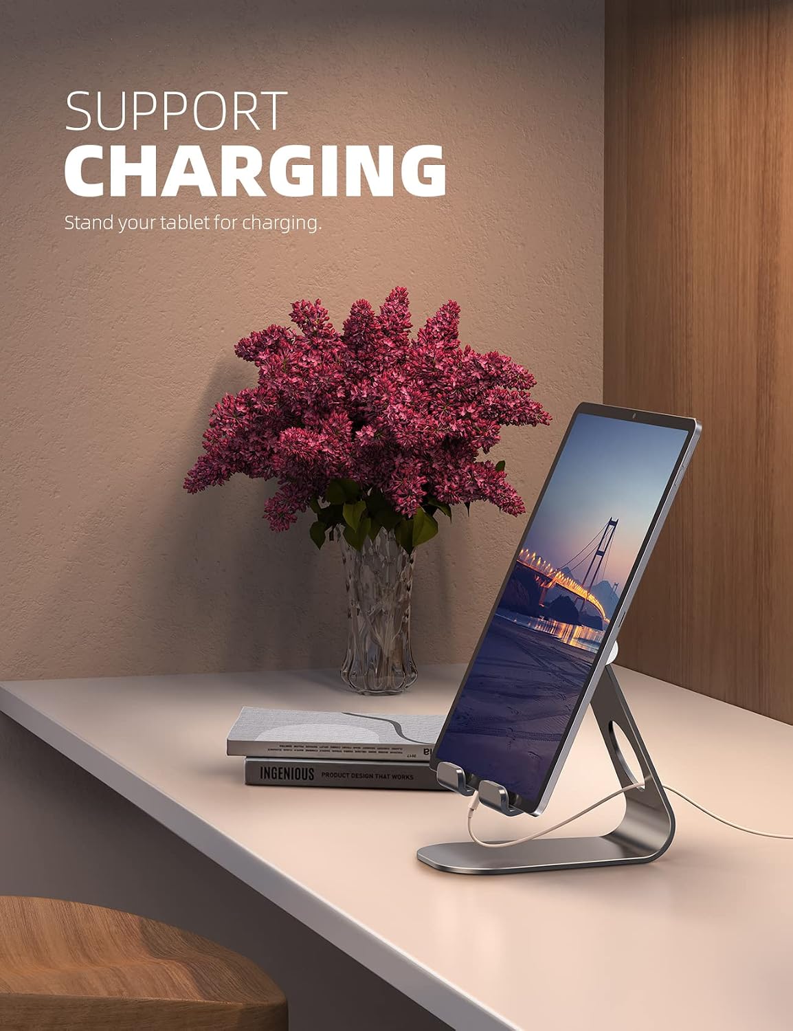 Detalle 2 de Lamicall tablet stand for iPad, adjustable
