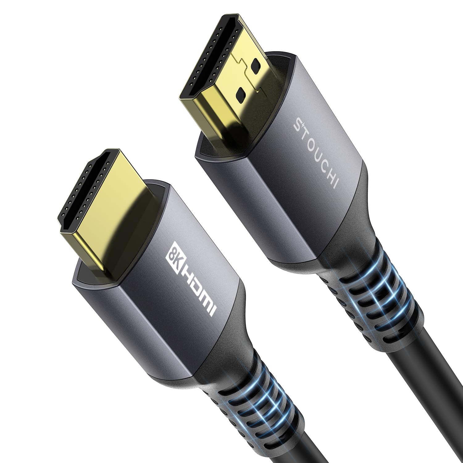 Thumbnail 6 de Stouchi Ultra High Speed HDMI 2.1 Kabel (zertifiziert) bis 48 Gbit/s, 3 m, 2er-Set – für 4K/120 Hz, eARC, HDR