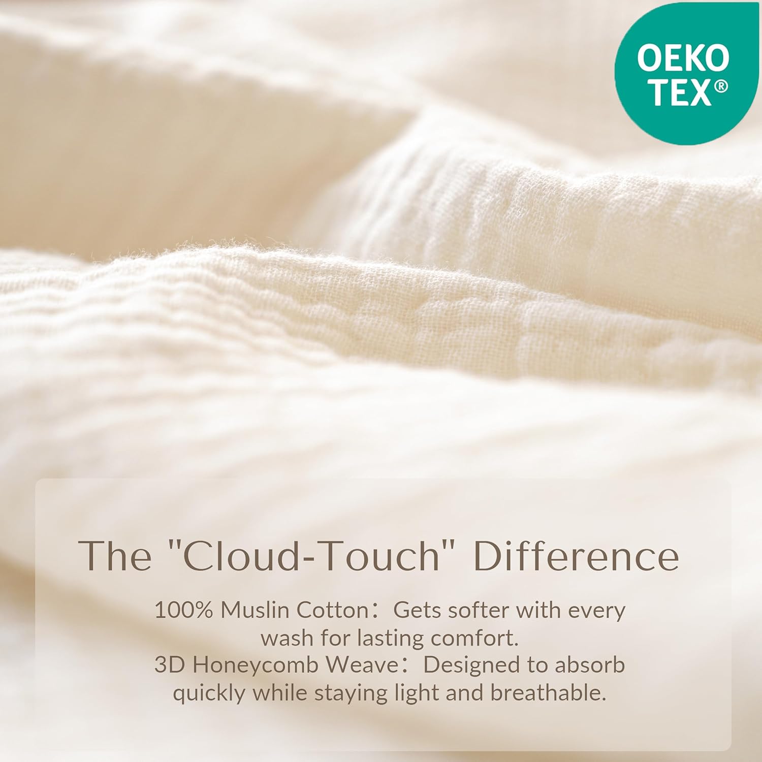 Thumbnail 2 de Konssy Muslin Baby Bibs 10 Pack bandana drool bibs