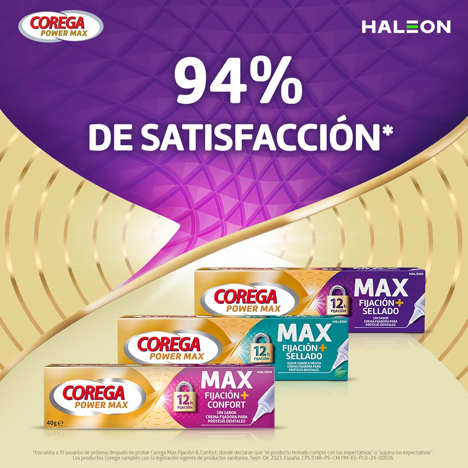 Thumbnail 1 de Corega Max Crema Fijadora para Prótesis, 12 Horas de Fijación 😊