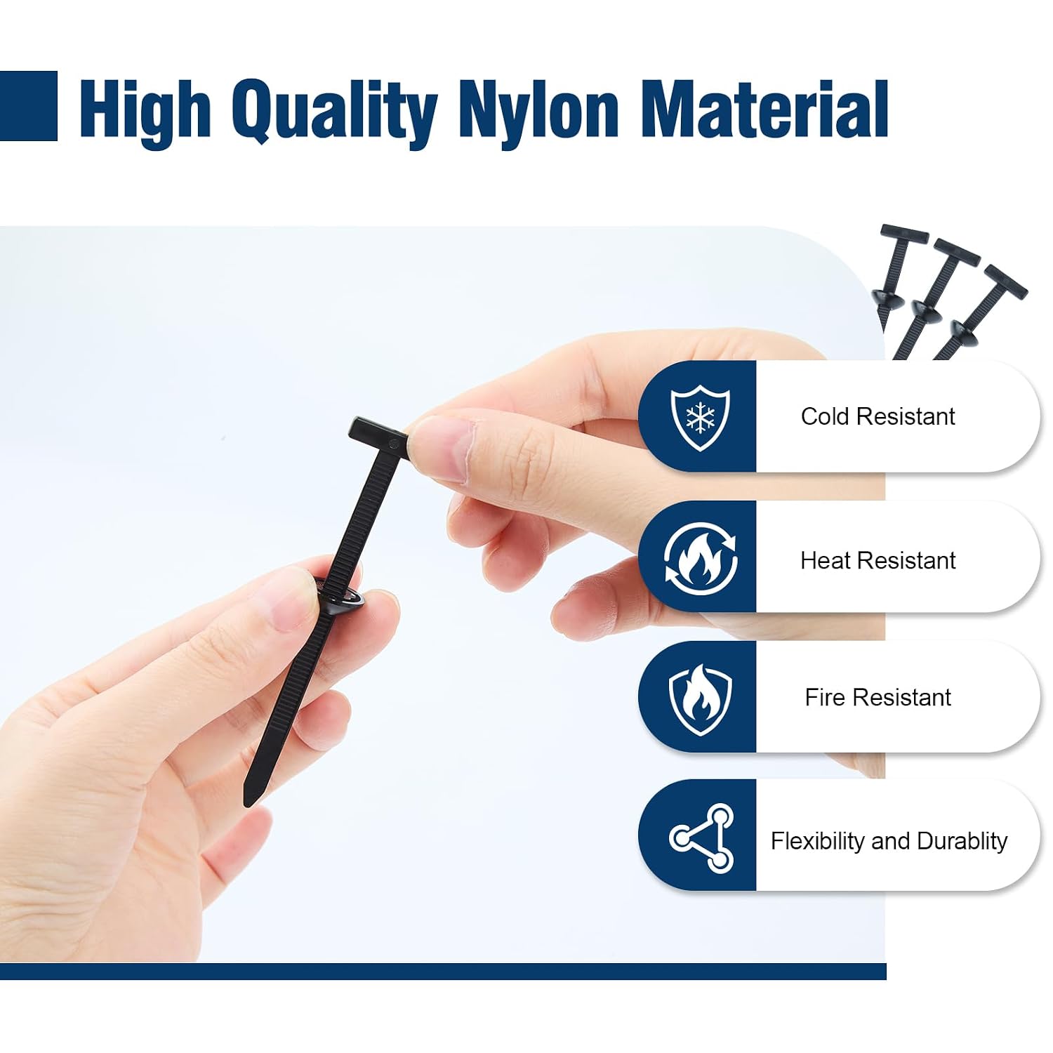 Detalle 2 de Nylon Cable Tie Buckles