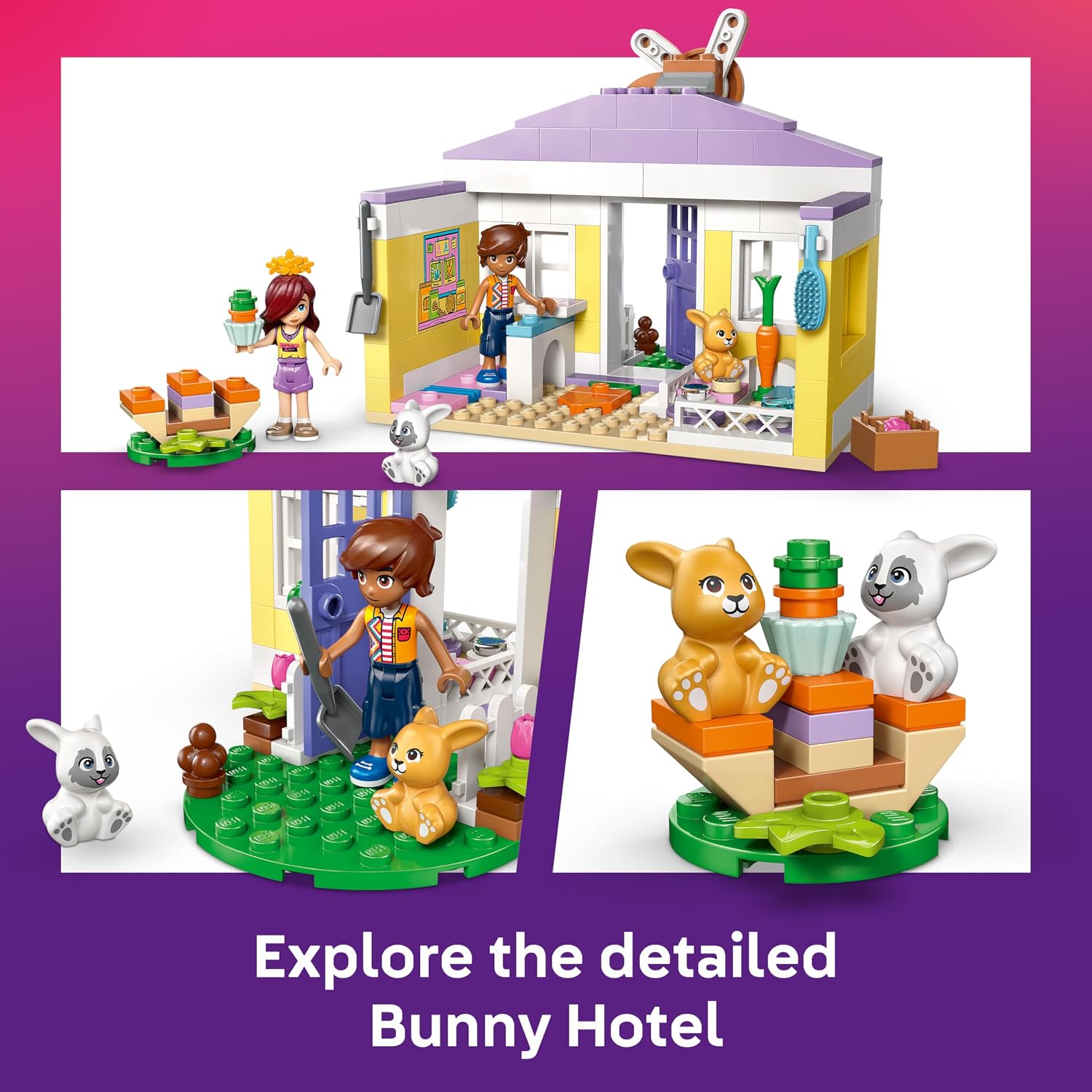 Detalle 2 de LEGO Friends Bunny Hotel 42679