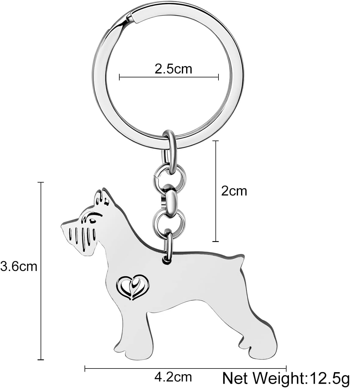 Detalle 1 de DOWAY Whippet keychain charm for keys