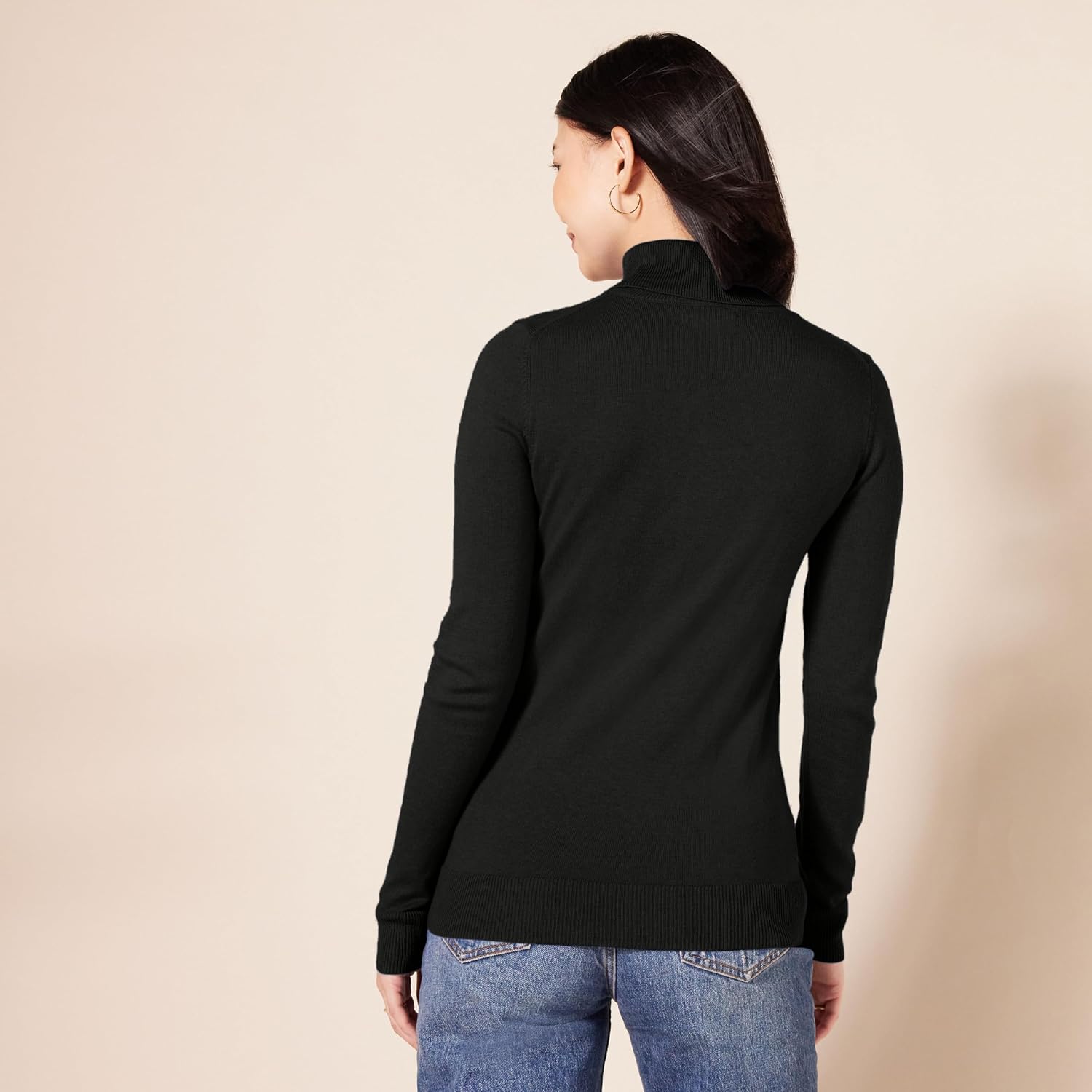 Detalle 2 de Amazon Essentials Leichter Rollkragenpullover