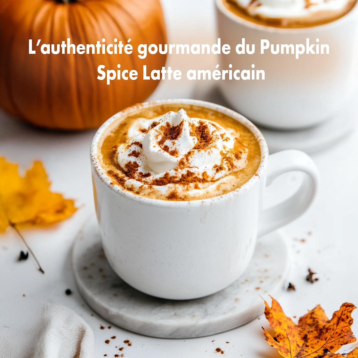 Detalle 2 de DETOX ORGANICA Pumpkin Spice Latte – Épices en poudre 250 g, mélange authentique pour latte et desserts automne