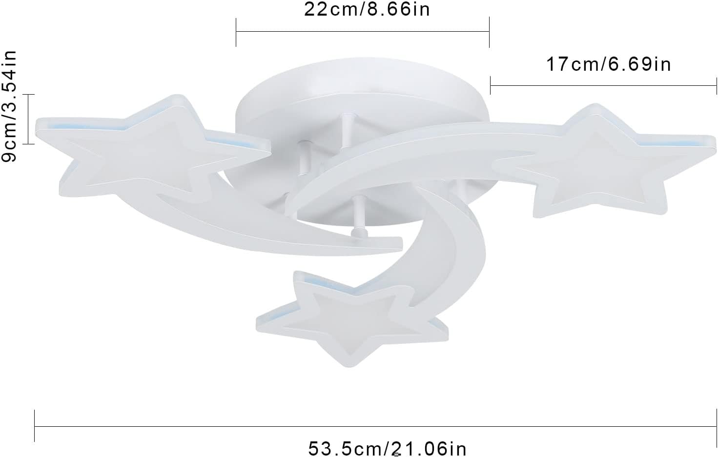 Detalle 1 de Comely Plafoniera LED Dimmerabile 30W