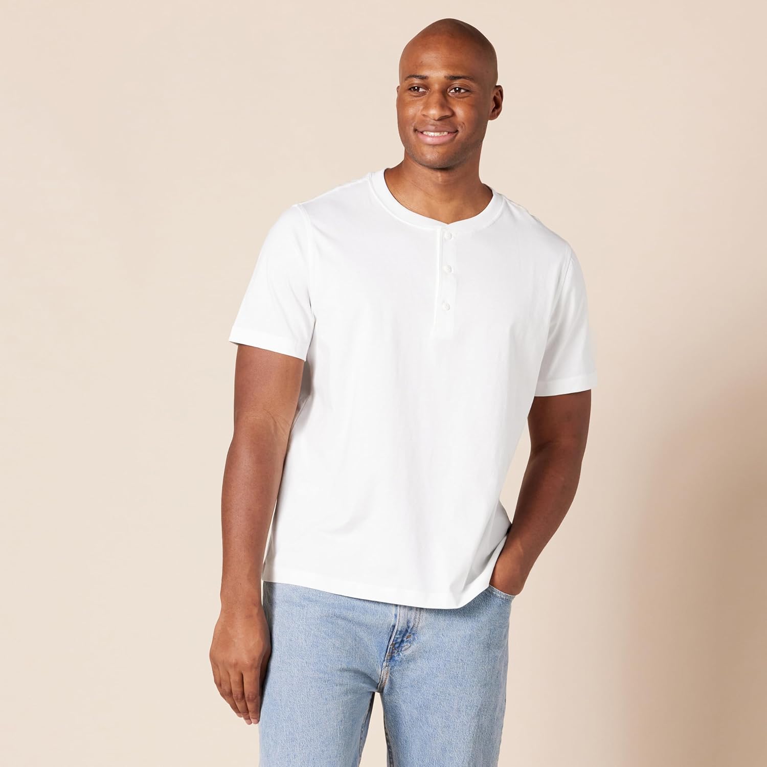 Thumbnail 4 de Amazon Essentials Slim-Fit Henley Tee Pack of 2