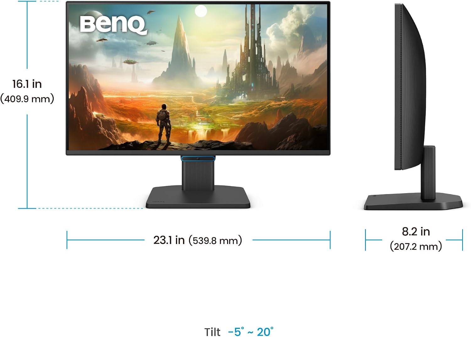 Thumbnail 6 de BenQ GW2490CE 23,8 Zoll – IPS, 144 Hz, Eye-Care Monitor für das Homeoffice