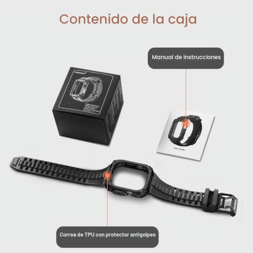 Detalle de Fullmosa Correa para Apple Watch 49mm con Funda