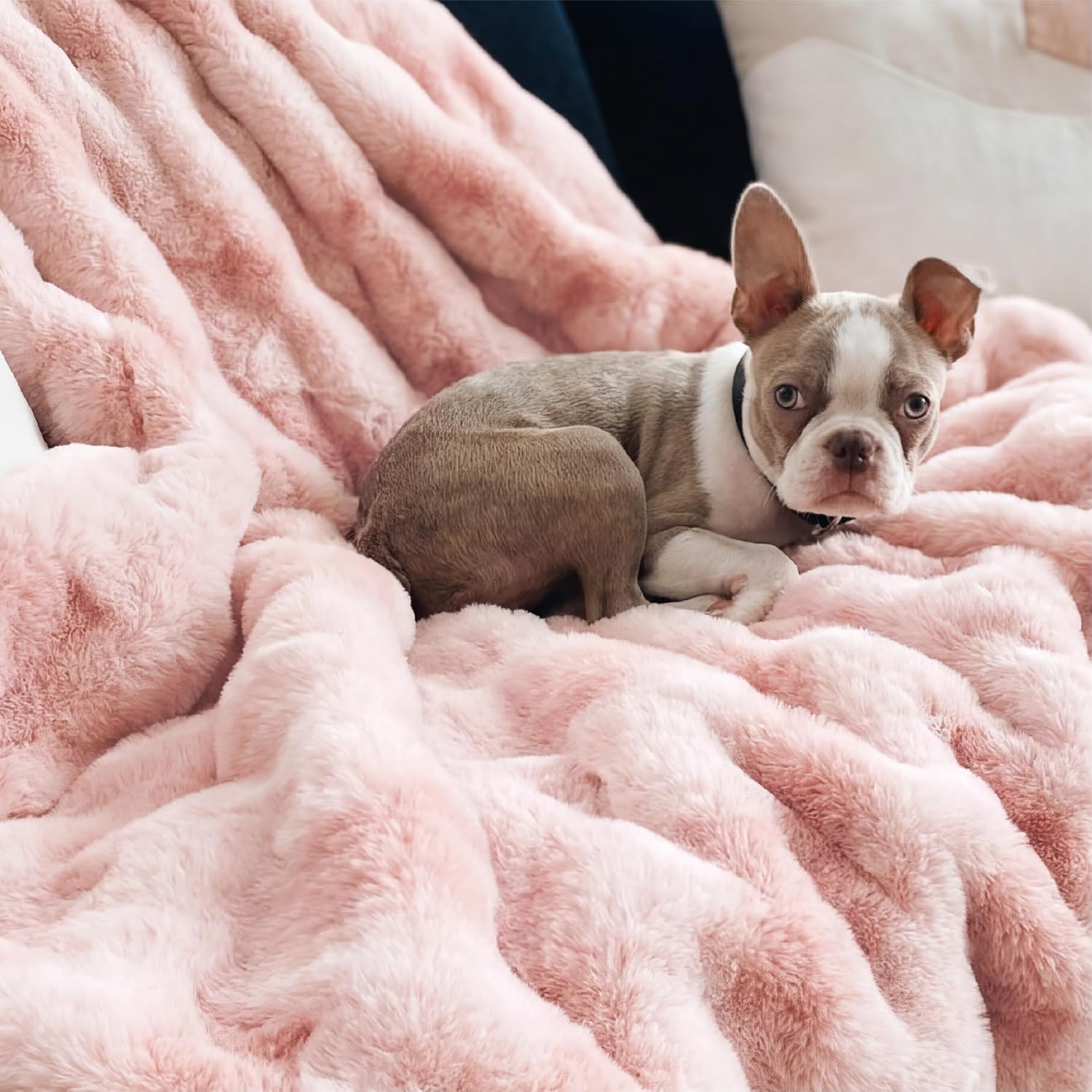 Thumbnail 5 de Bedsure Faux Fur Throw Blanket, 50 x 60 in