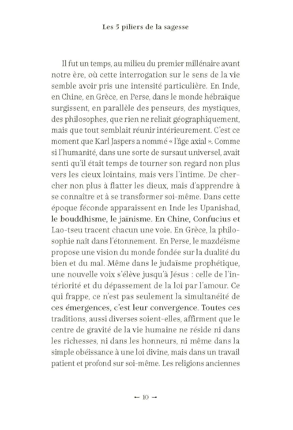 Thumbnail 6 de Les Cinq piliers de la sagesse: Petit manuel de résistance intérieure – tryckt bok från Albin Michel
