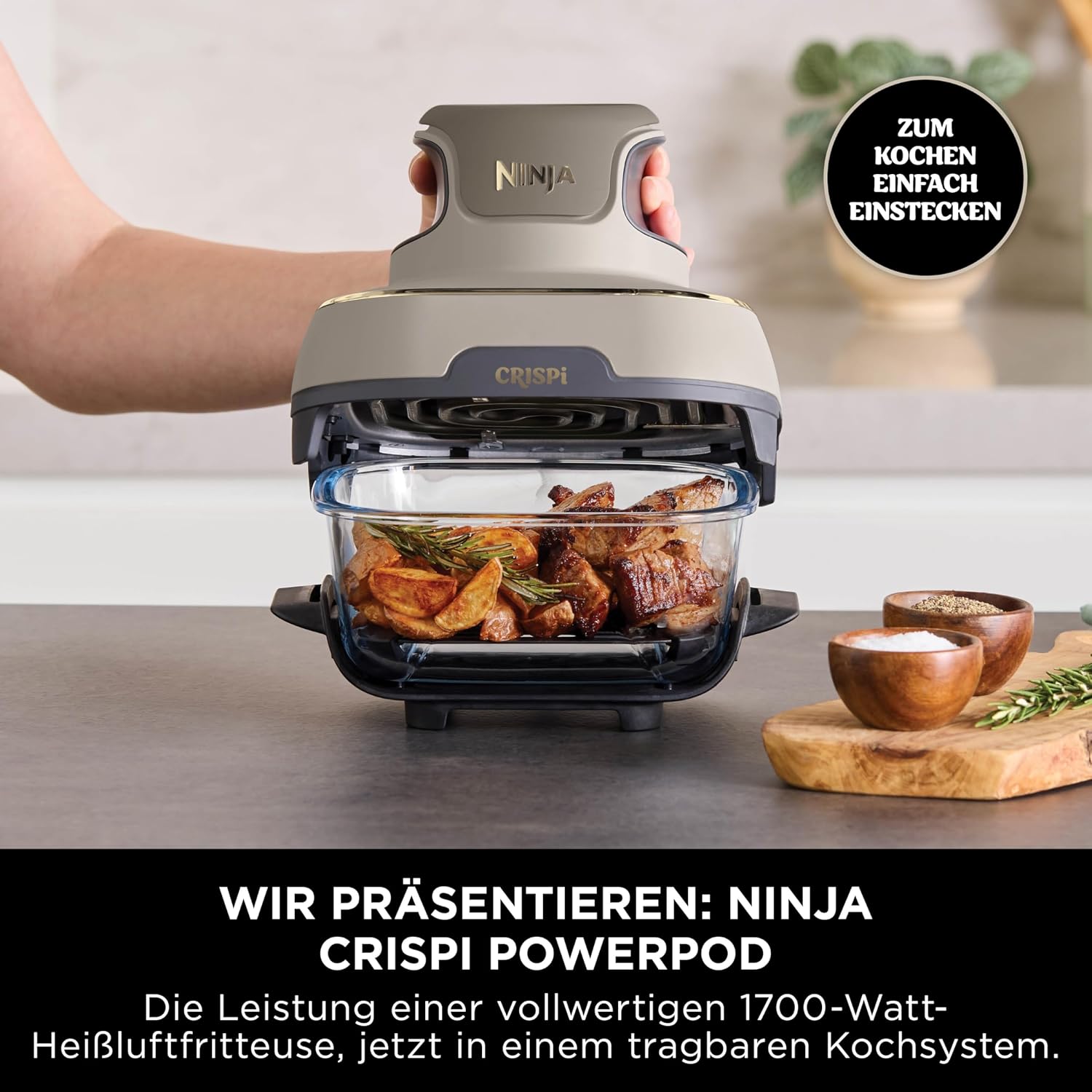 Detalle de Ninja CRISPi Air fryer 3,8 l, 1700 W