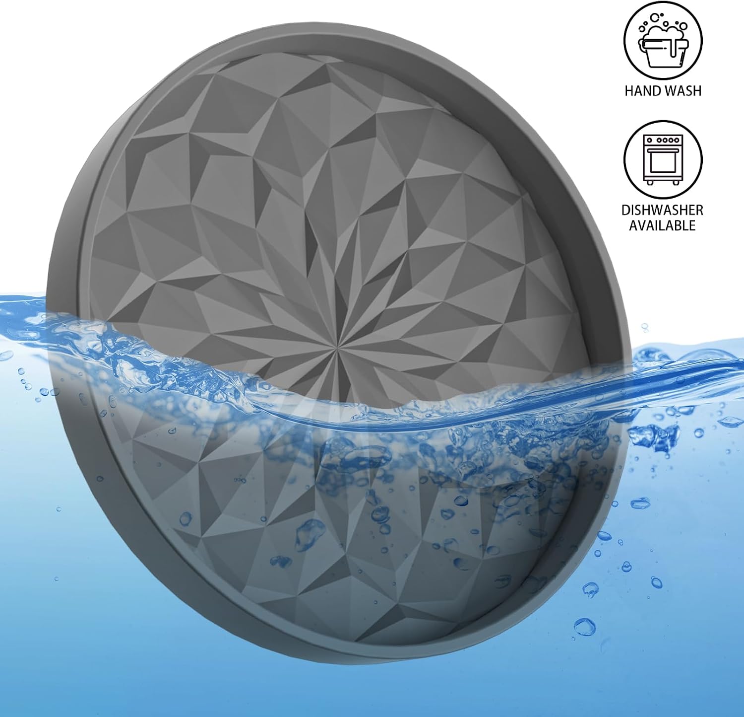 Thumbnail 6 de STLIAN Car Coasters for Cup Holders (4 Pack) – 2.75in Silicone Deep Grey