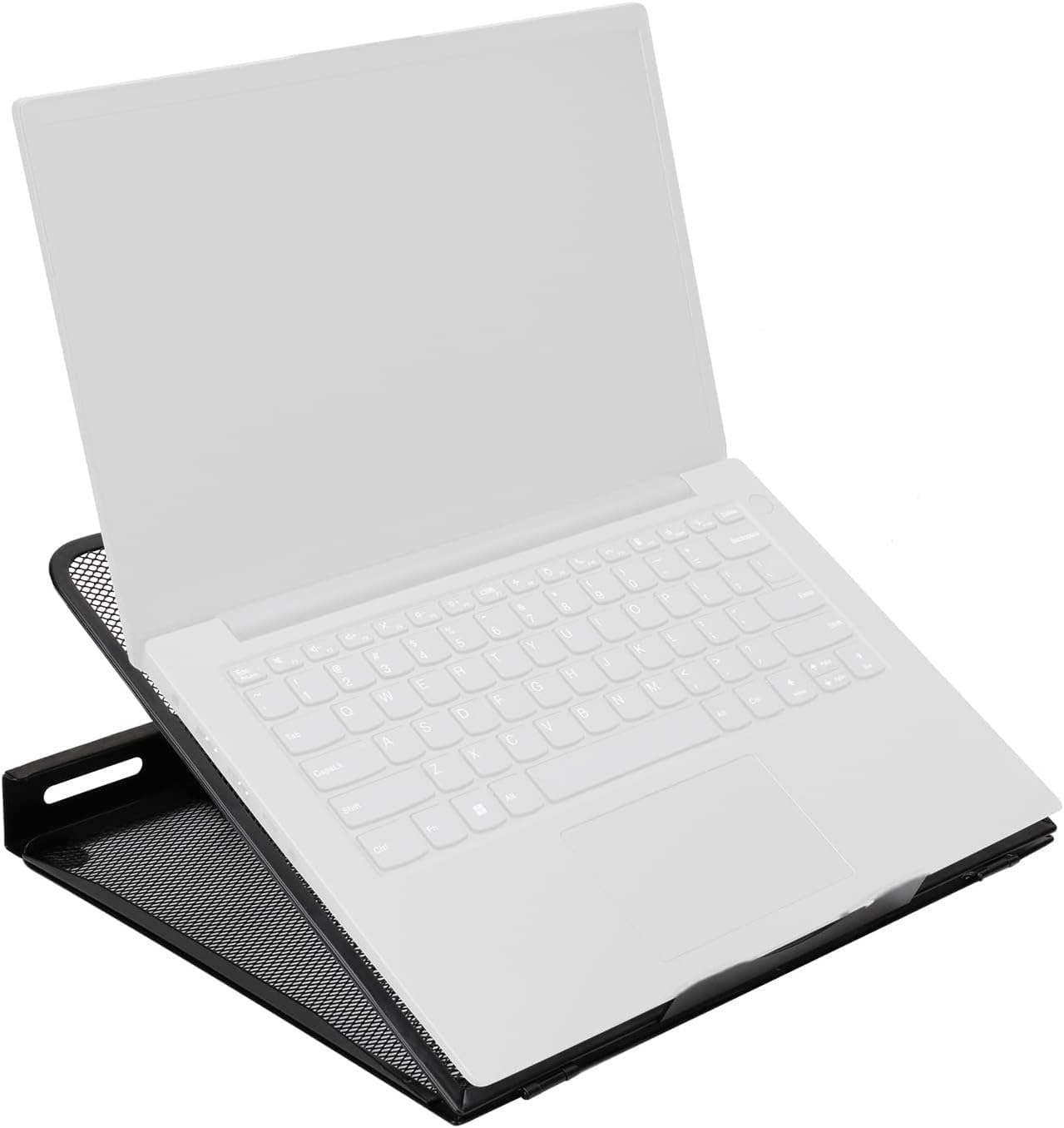 Thumbnail 4 de Support d’ordinateur portable réglable ergonomique et ventilé Amazon Basics jusqu’à 17,3 pouces (noir)