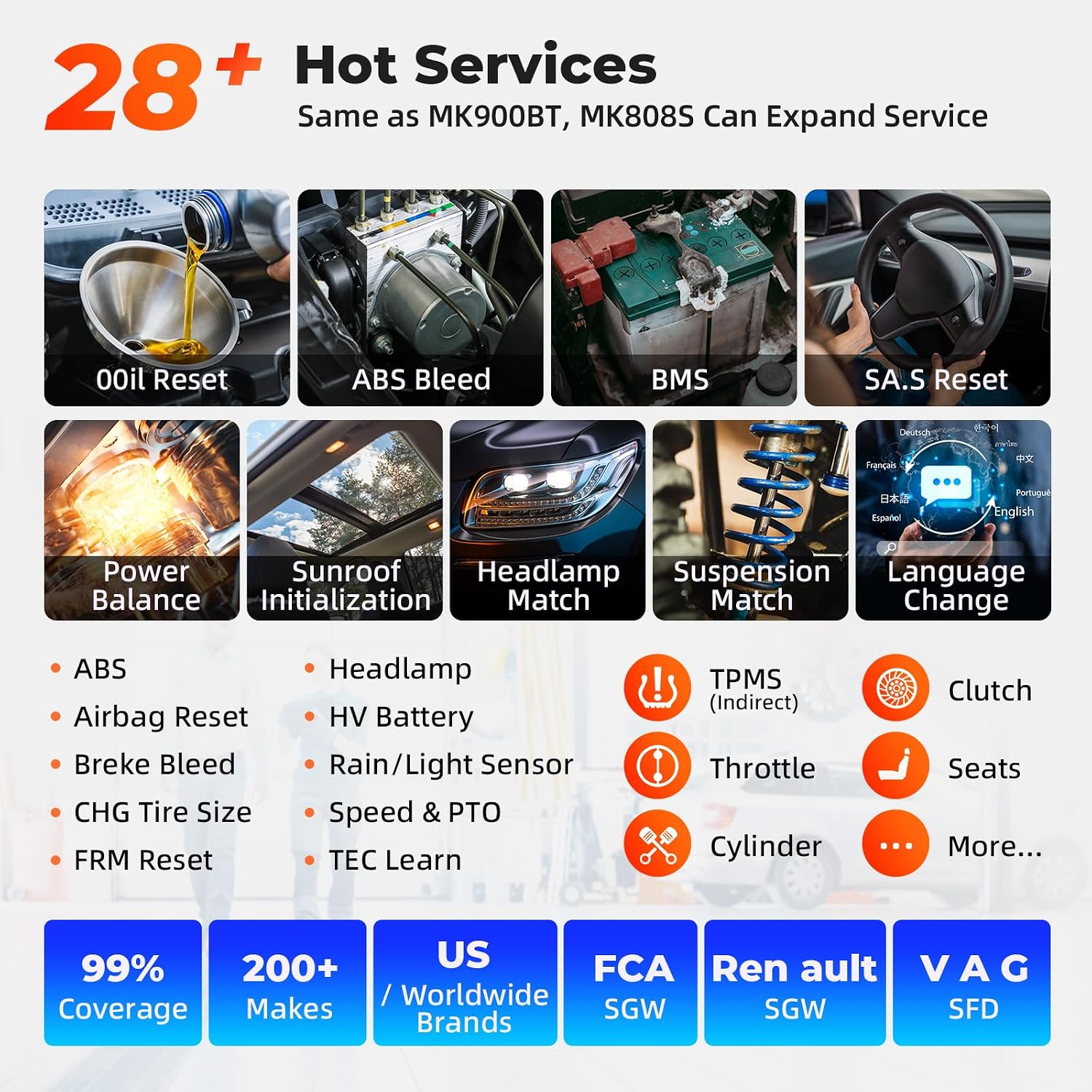 Detalle 1 de Autel MK808S Diagnostic Scanner