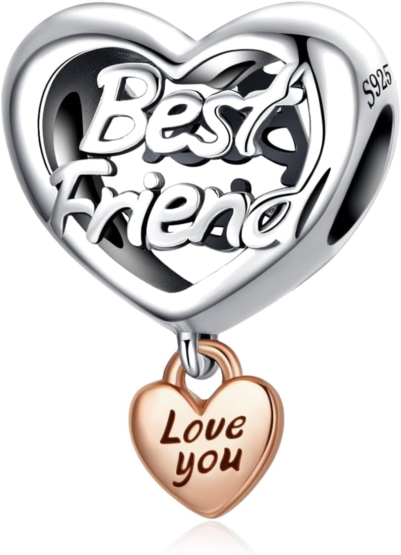 Detalle de Alstiva Charm Familie Freundschaft Liebe Silber