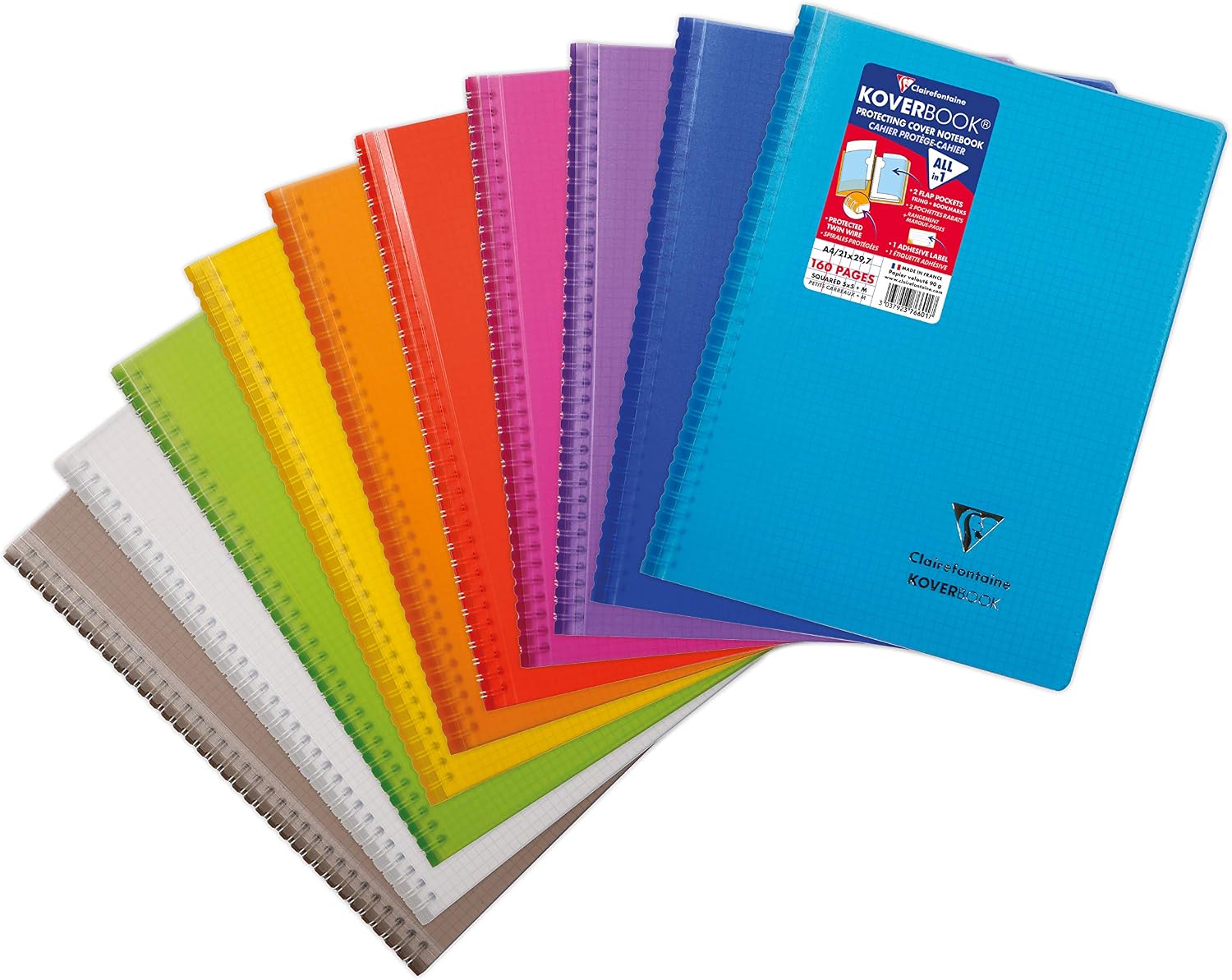 Detalle de Clairefontaine Koverbook 376601 C libreta A4