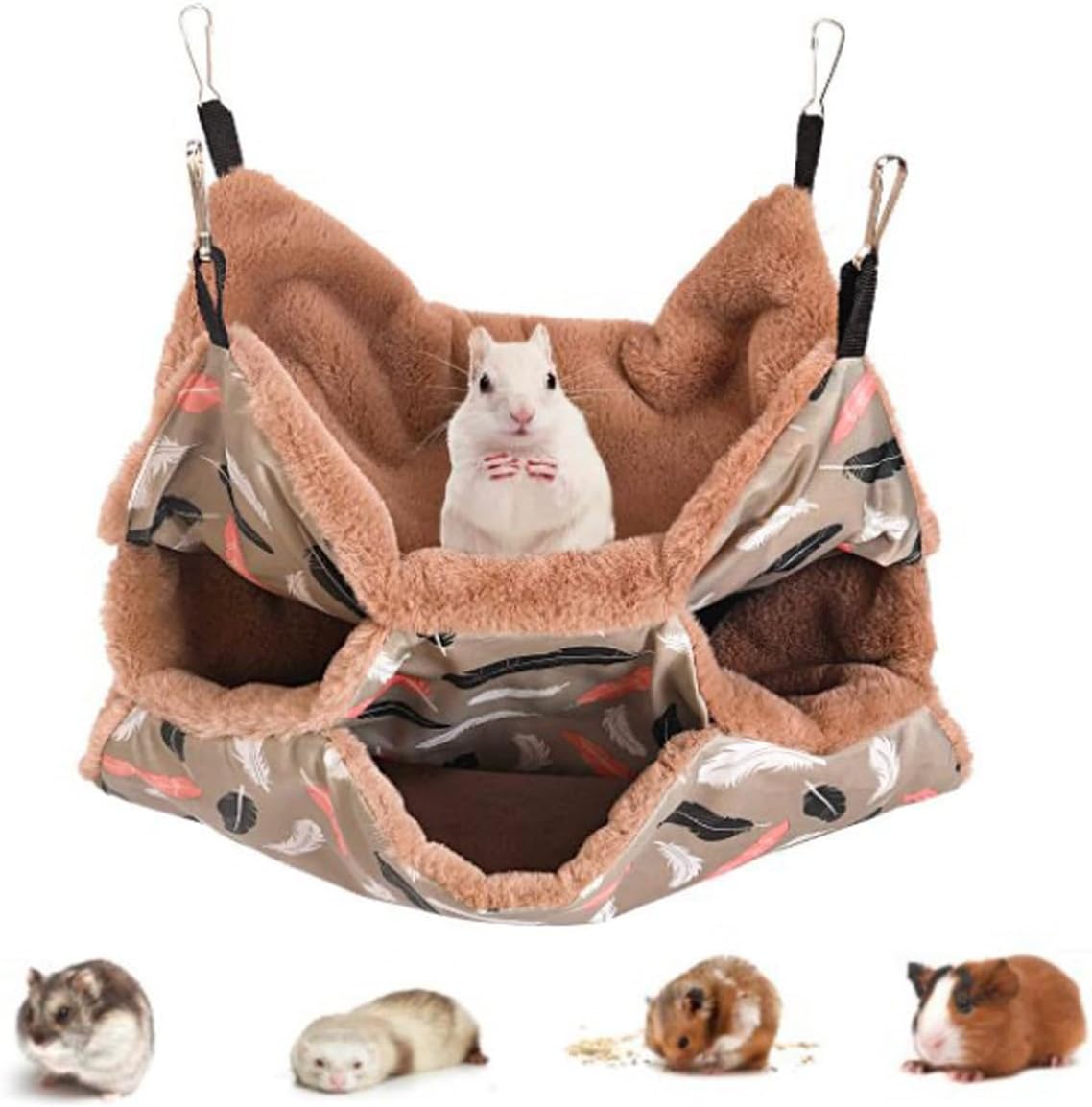 Detalle 2 de ZYYRSS 3-Layer Pet Cage Hammock for small animals