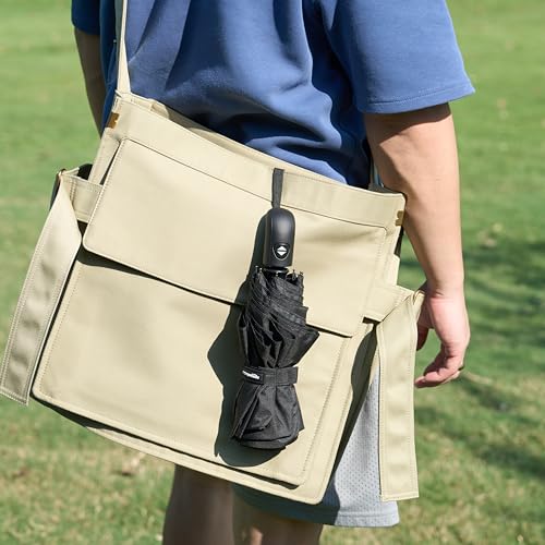 Thumbnail 6 de Amazon Basics Ombrello da viaggio compatto automatico antivento, 28 cm, nero