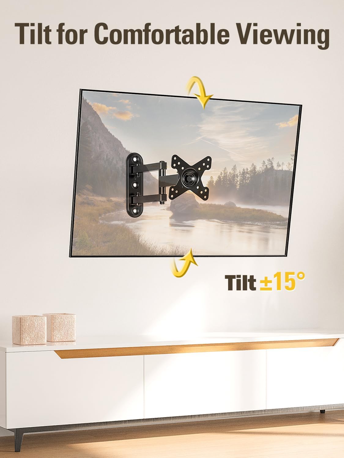 Thumbnail 4 de Mounting Dream MD2463 UL Listed Full Motion TV Wall Mount for 10–26 Inch Displays