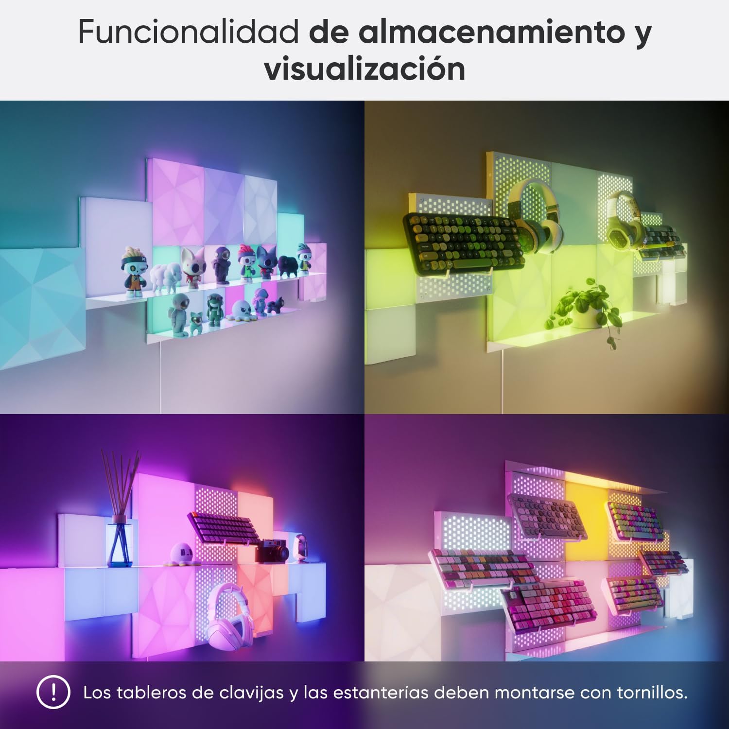 Thumbnail 6 de Nanoleaf Blocks Kit de Inicio Combo 10 | Luces RGBW 🎨