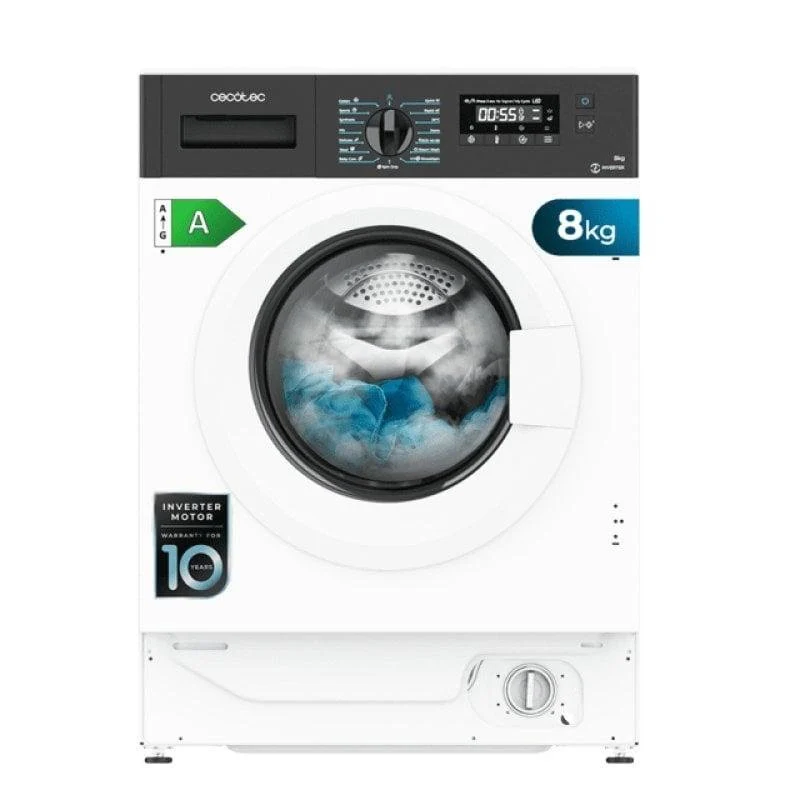 Thumbnail 3 de Cecotec Bolero DressCode 840 BI: Lavadora integrada 8 kg, 1350 rpm, 16 programas, blanco