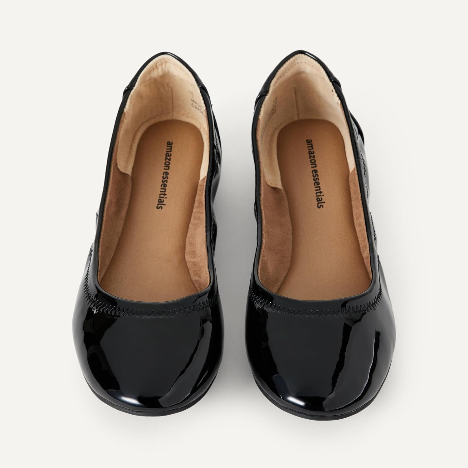 Detalle 2 de Amazon Essentials Damen Belice Ballet Flat Ballerinas – gepolsterter Komfort mit Memory-Schaum