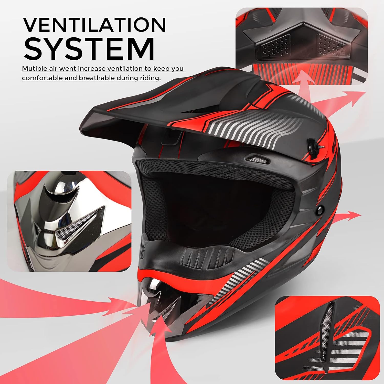 Detalle de Motocross Helmet XL DOT Certified
