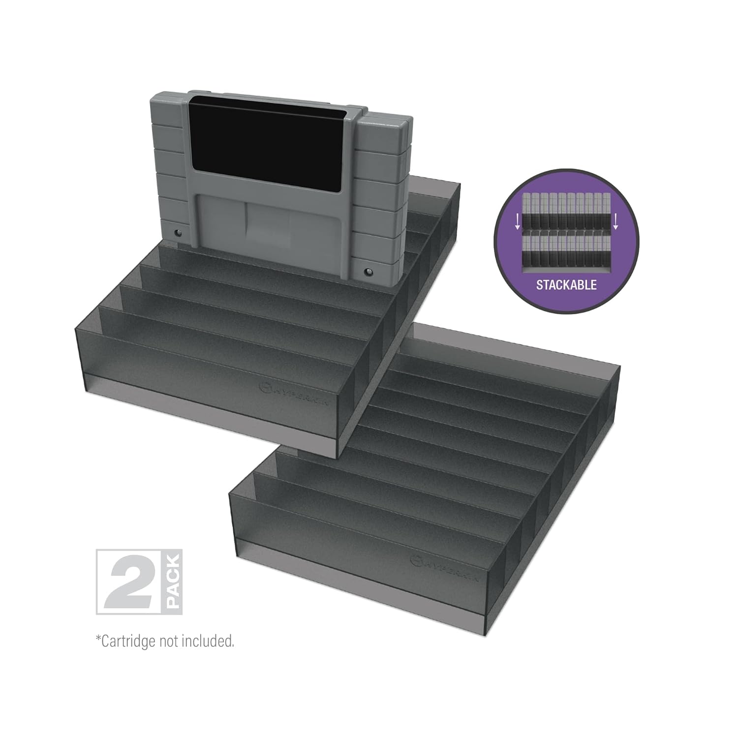 Thumbnail 2 de Hyperkin 10-Cartridge Storage Stand for SNES