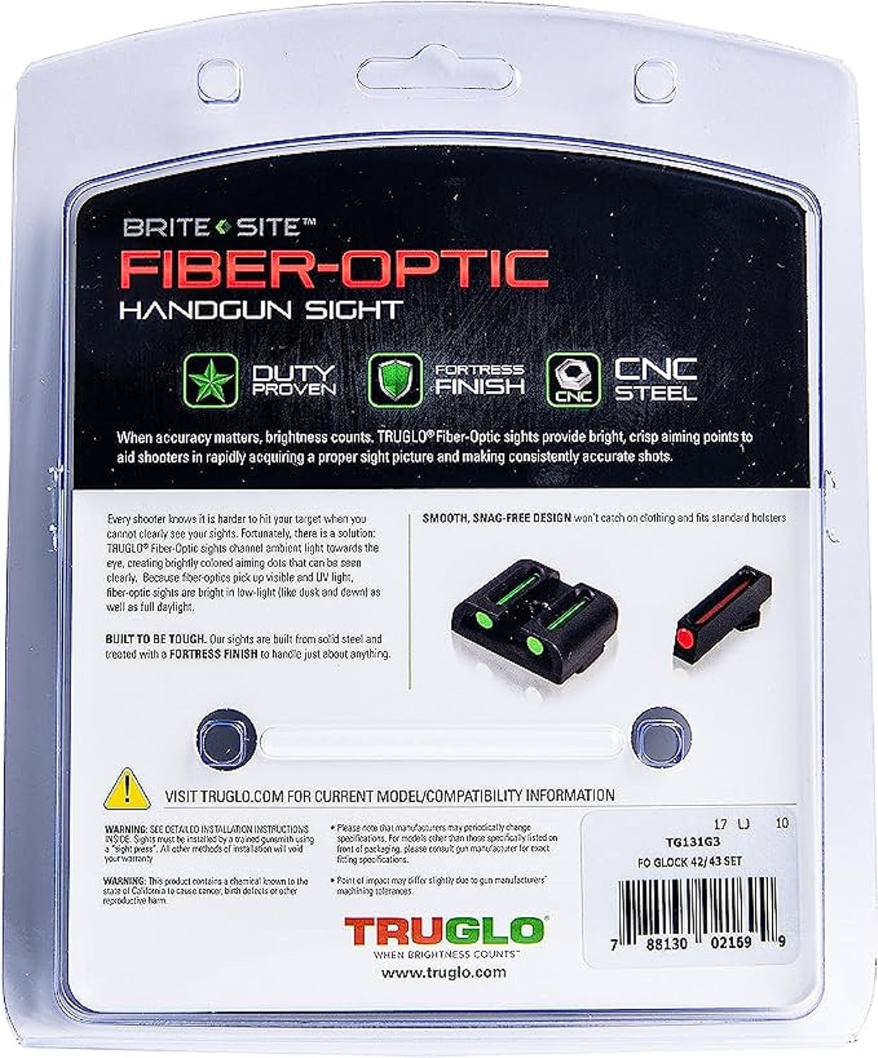 Detalle 1 de TruGlo Fiber-Optic Handgun Sights
