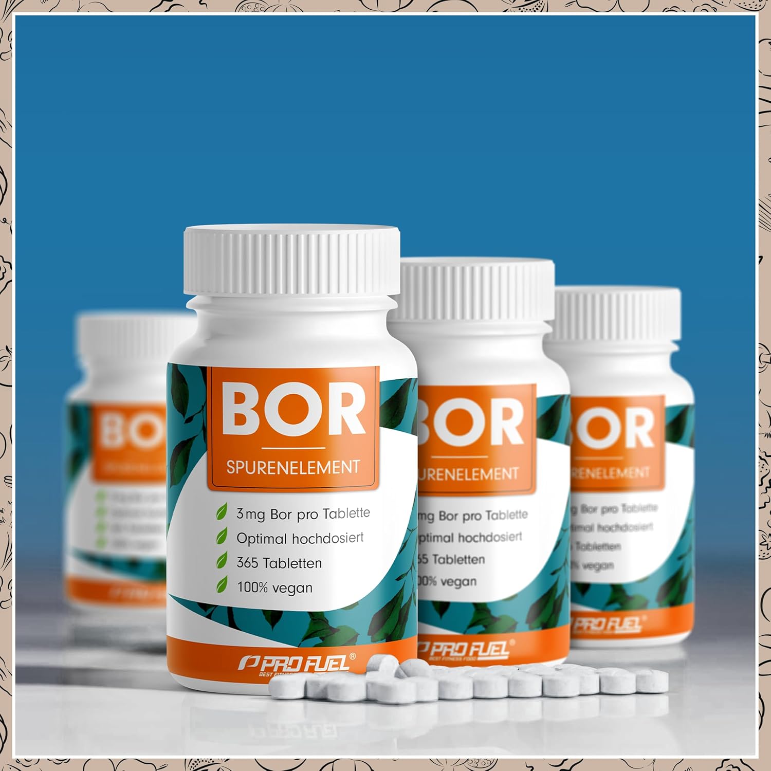 Detalle 2 de Bor Tabletten 3 mg, 365er Jahresvorrat