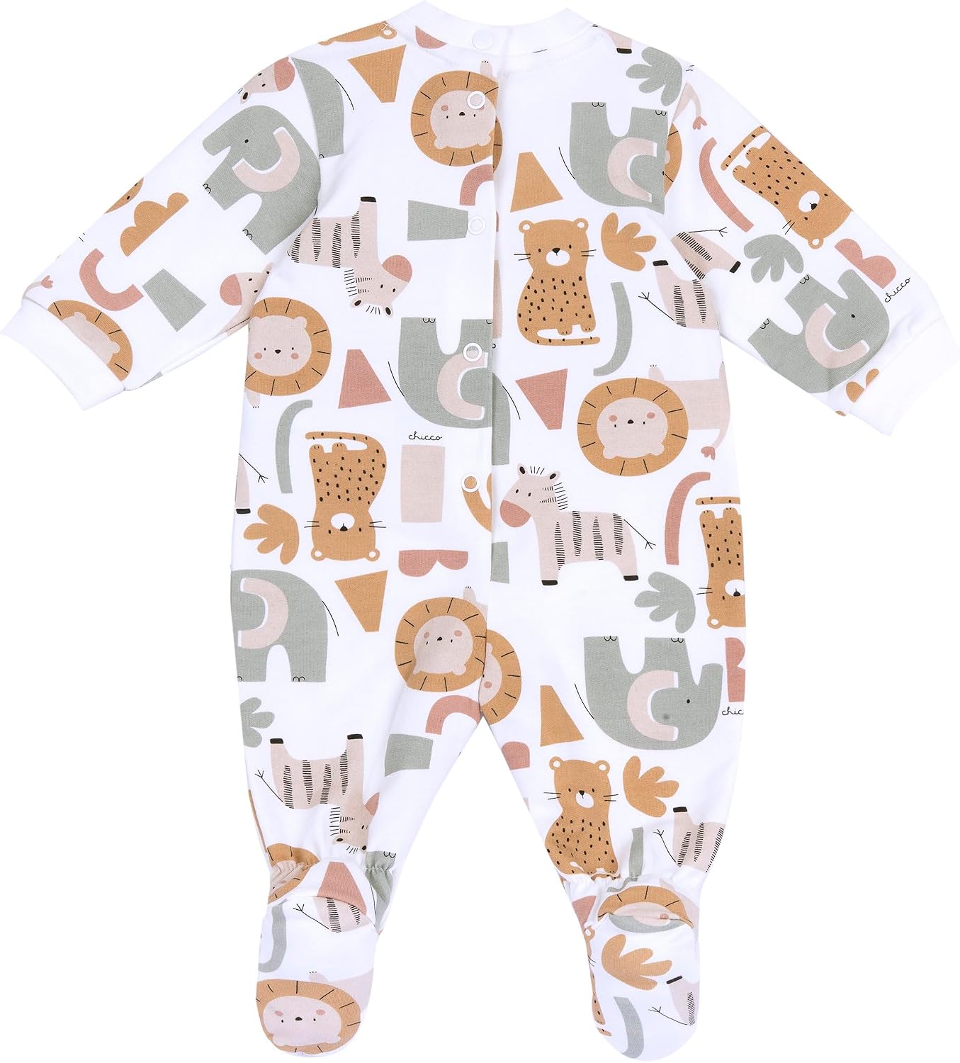 Detalle 2 de Chicco Tutina Neonato e Neonata in Morbido Cotone con Apertura a Patello – Ideale per l’Autunno (0–24 mesi)