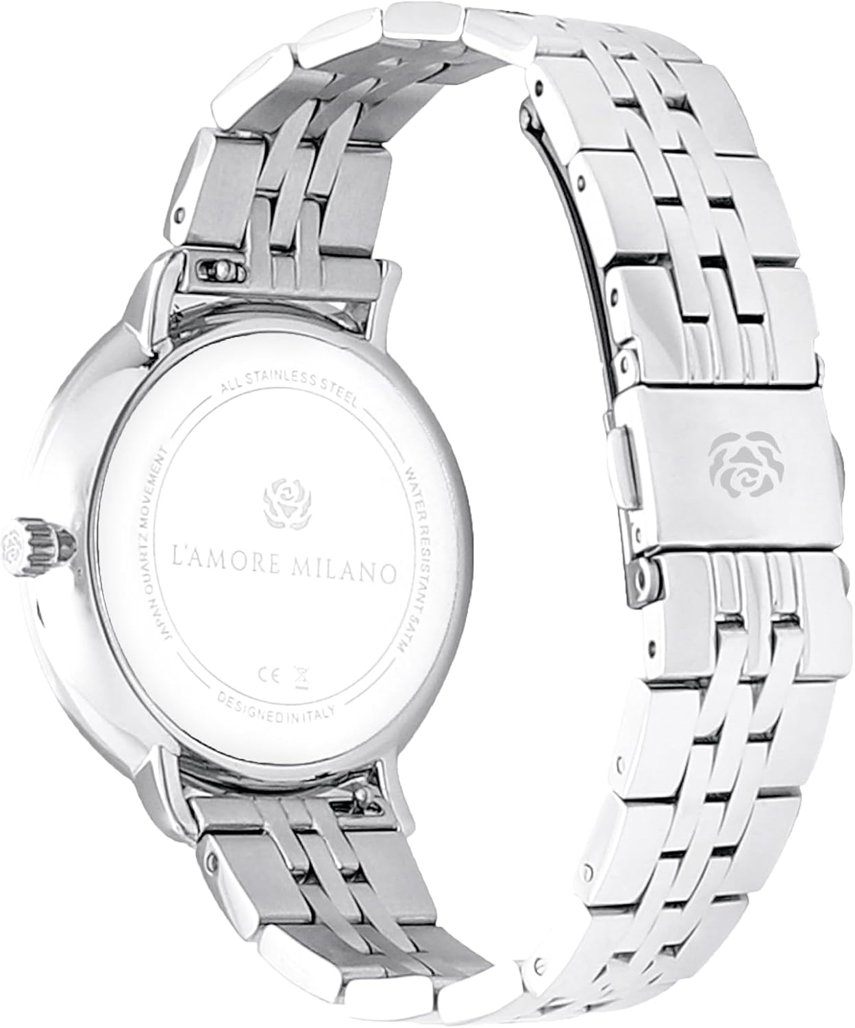 Thumbnail 2 de L'AMORE MILANO: Orologio da donna in scatola rose, 36 mm, resistente all'acqua 5ATM, regalo elegante