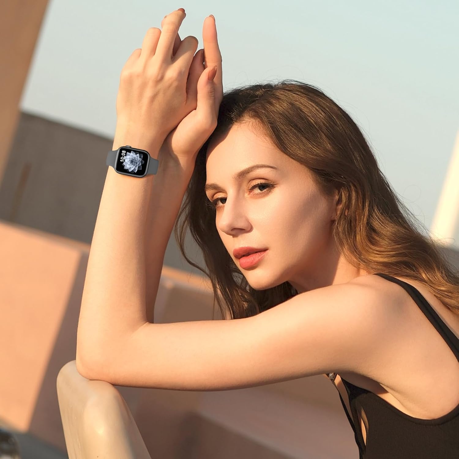 Detalle de Higgs Sport Strap for Apple Watch (38–49mm) — Soft Silicone, Suitable for All Colours