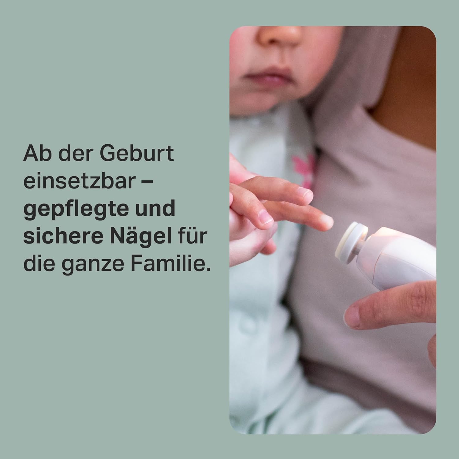 Detalle de Tommee Tippee Elektrischer Nagelfeilen-Trimmer