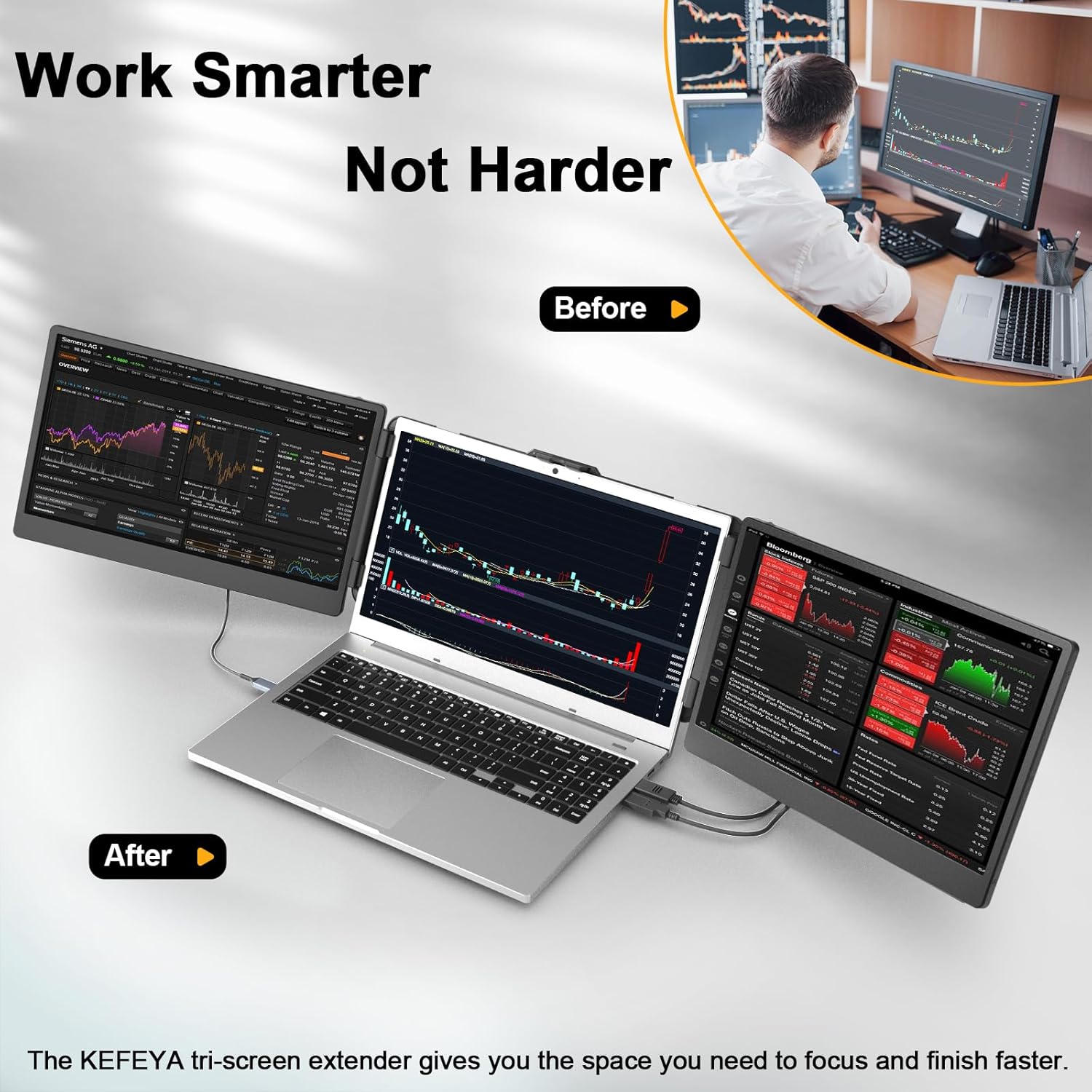 Thumbnail 3 de KEFEYA 14.2" Laptop Screen Extender
