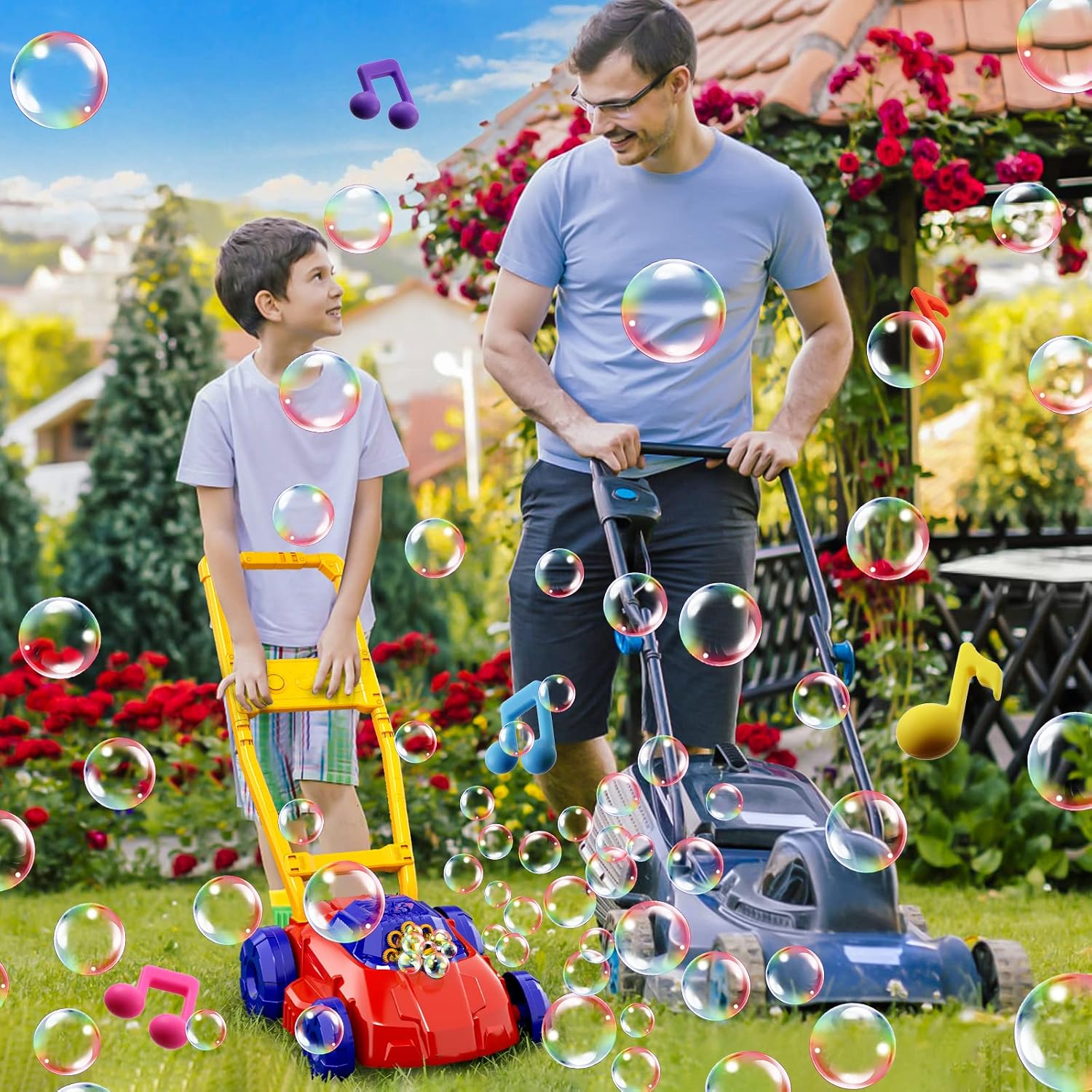 Detalle 2 de Doloowee bubble lawn mower toy