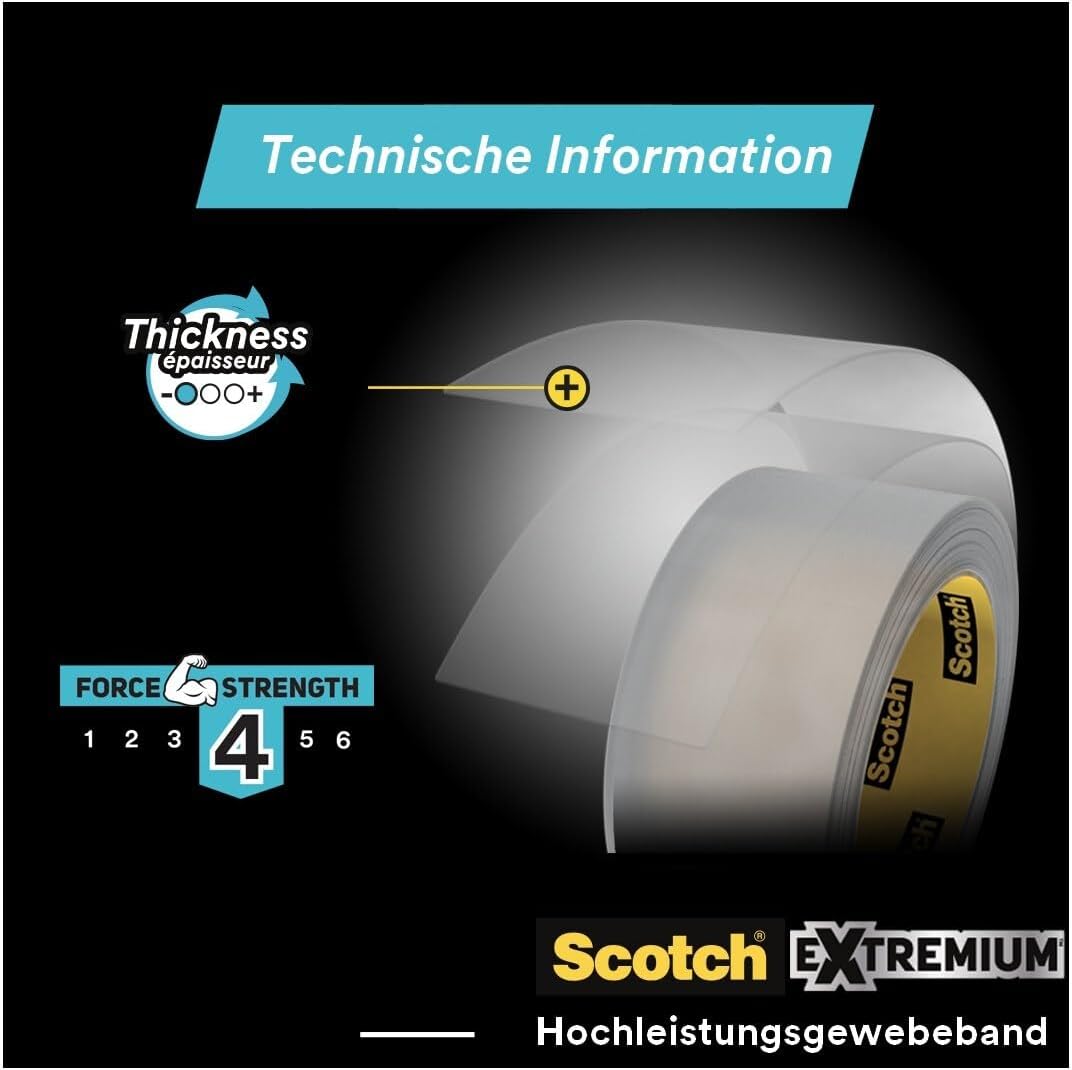 Thumbnail 4 de Scotch Extremium Toile de Réparation Haute Performance – ALL WEATHER, 20 m x 48 mm