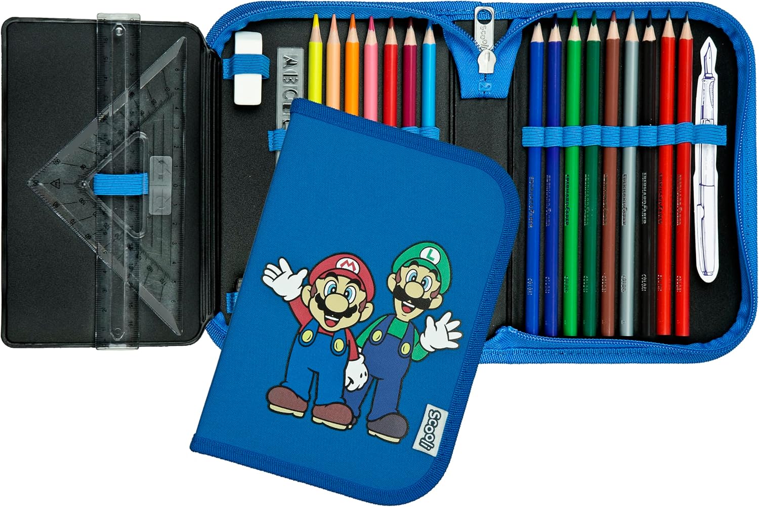 Thumbnail 1 de Scooli astuccio per la scuola Super Mario con penne, colori e accessori (da 6 anni)