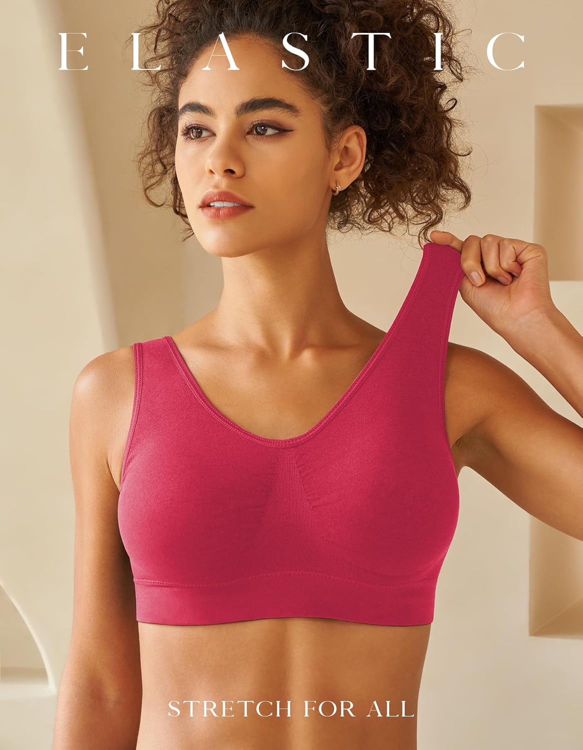 Thumbnail 4 de SIMIYA Super Comfort Bra Women’s Sports Bra with Removable Pads (Plus Size, Sleep & Yoga)