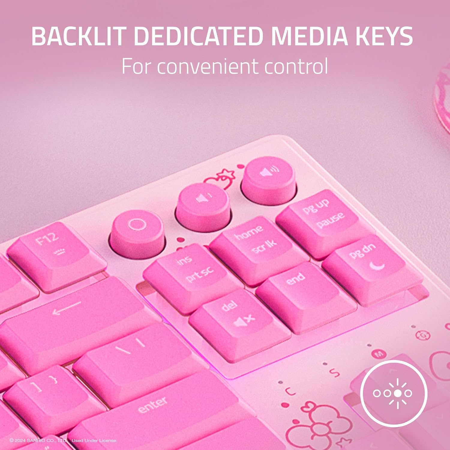 Thumbnail 4 de Razer Ornata V3 TKL Gaming Keyboard: Hello Kitty Edition