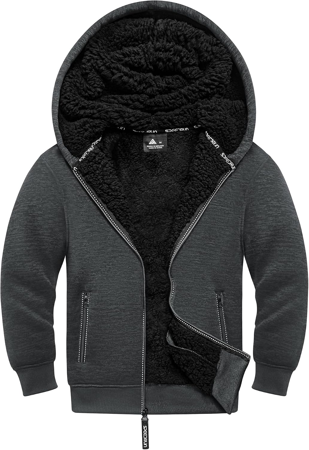 Detalle 2 de Veste polaire à capuche enfant 6-15 ans
