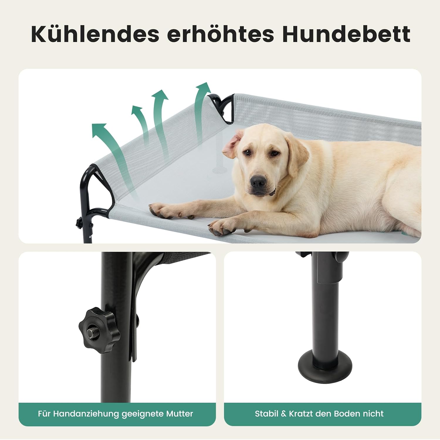 Detalle 2 de Gardner Pet Outdoor Hundeliege 89x56 cm