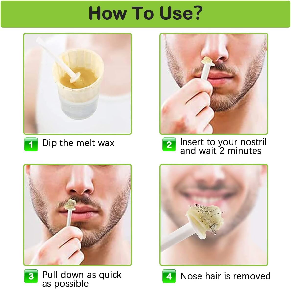 Detalle 2 de Nose Wax Kit 50 g kit rimozione peli naso