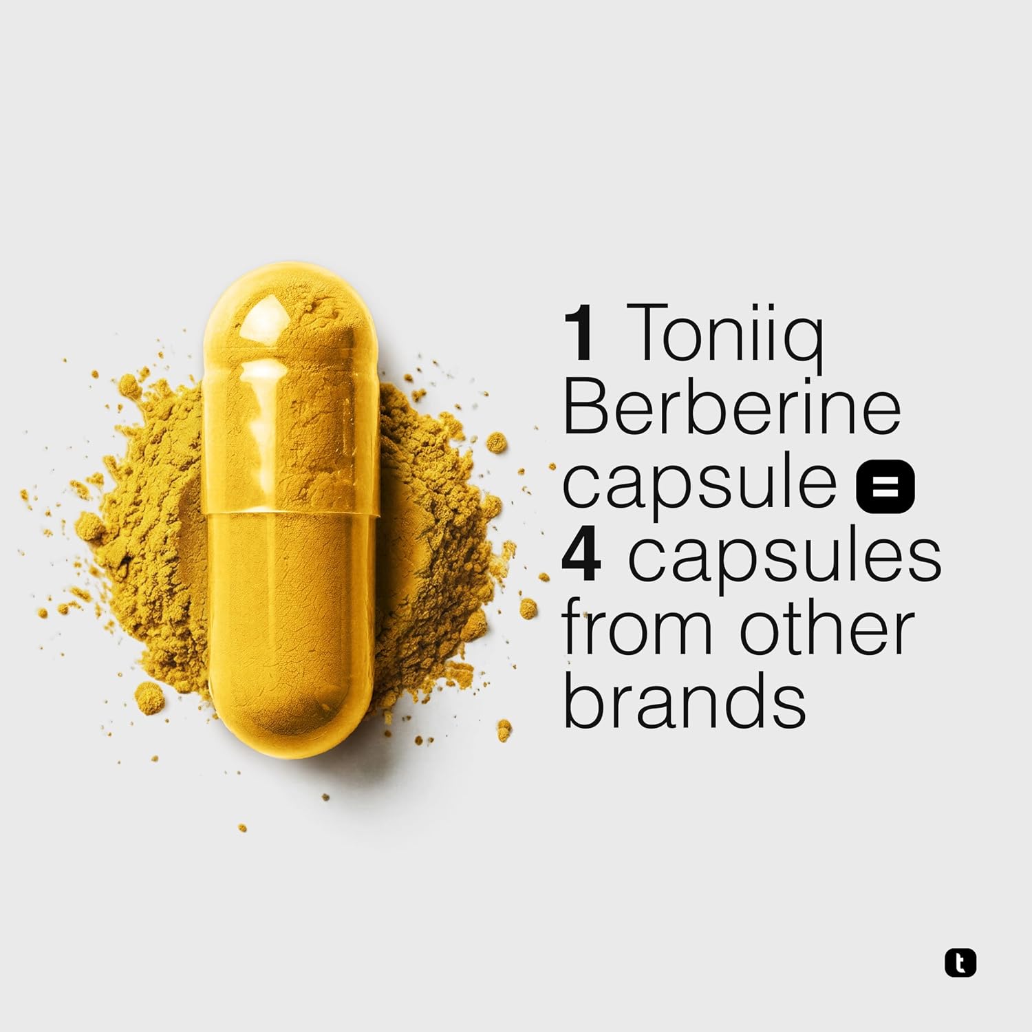 Detalle 2 de Toniiq Berberine HCl, NSF-Certified 100:1 Extract, 97% Pure, 90 Capsules